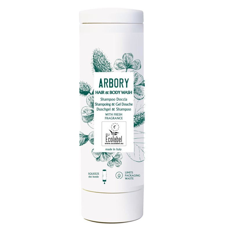 Doccia shampoo Linea cortesia per capelli e corpo 300 ml Arbory