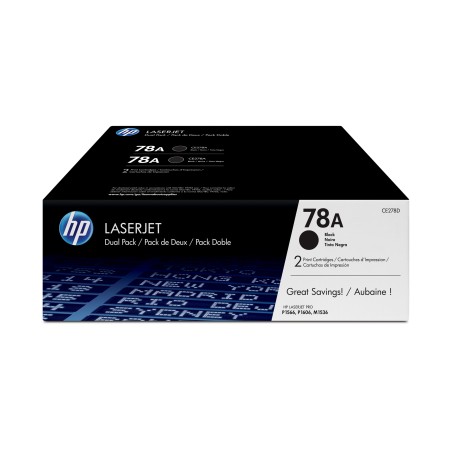 Hp Confezione 2 Toner originale 78A Nero CE278AD 2.100 pag/cad