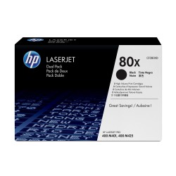 Hp Confezione 2 Toner originale 80X Nero CF280XD 6.900 pag cad