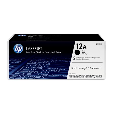 Hp Confezione 2 Toner originale 12A Nero Q2612AD 2.000 pag cad