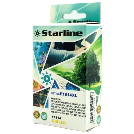 Starline Cartuccia ink per Epson Giallo C13T18144012 18XL 10ml