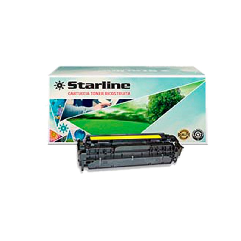 Starline Toner Ricostruito per HP 304A Giallo CC532A 2.800 pag