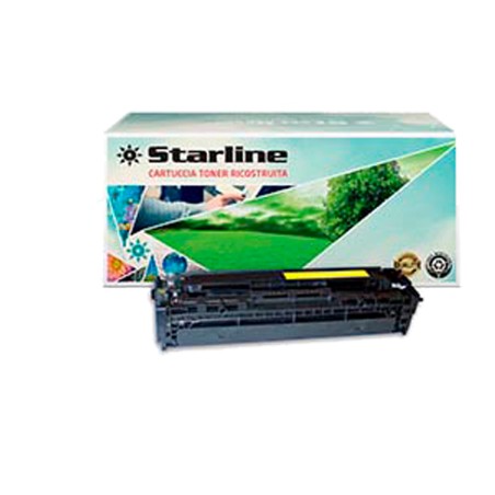 Starline Toner Ricostruito per HP 128A Giallo CE322A 1.300 pag