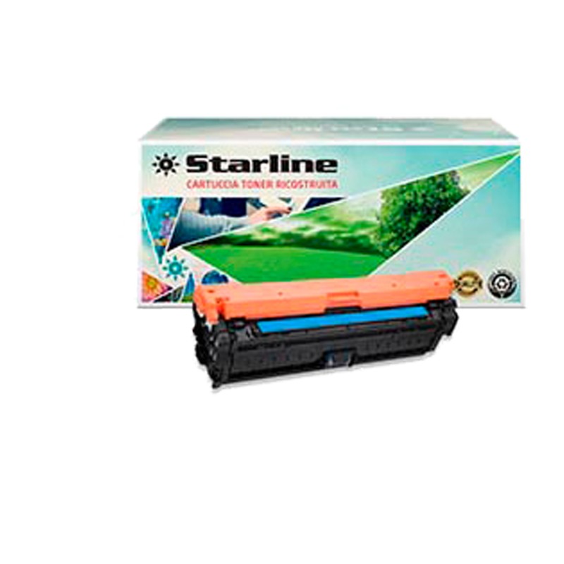 Starline Toner Ricostruito per HP 651A Ciano CE341A 16.000 pag