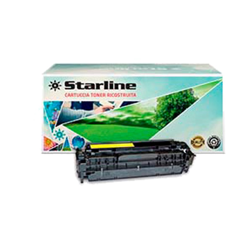 Starline Toner Ricostruito per HP 305A Giallo CE412A 2.600 pag