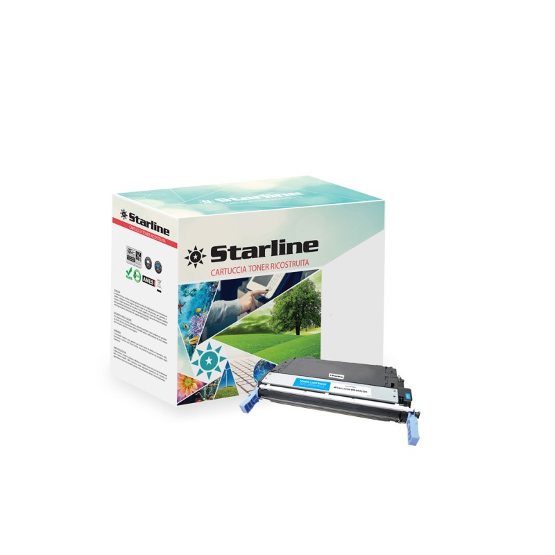 Starline Toner Ricostruito per HP 643A Ciano Q5951A 10.000 pag