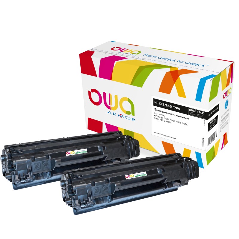 Armor 2 Toner Compatibili per HP 78A Nero CE278A/726 2.100 pag