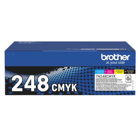 Brother originale Value Pack Toner BK/C/M/Y TN248VAL 1.000 pag