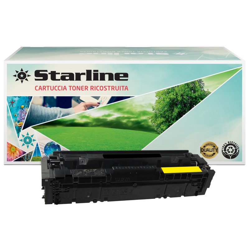 Starline Toner Ricostruito per HP 203A Giallo CF542A 1.300 pag