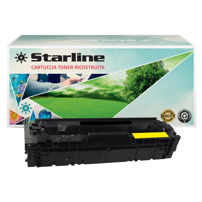 Starline Toner Ricostruito per HP 207X Giallo W2212X 2.450 pag