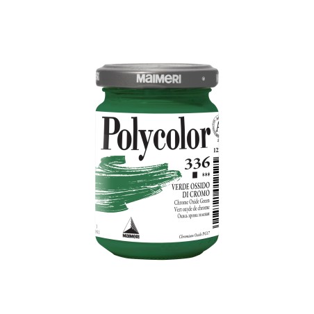 Colore vinilico Polycolor 140 ml verde ossido di cromo Maimeri