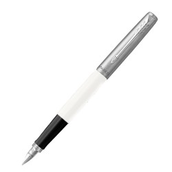 Penna stilografica Jotter Original punta M fusto bianco Parker