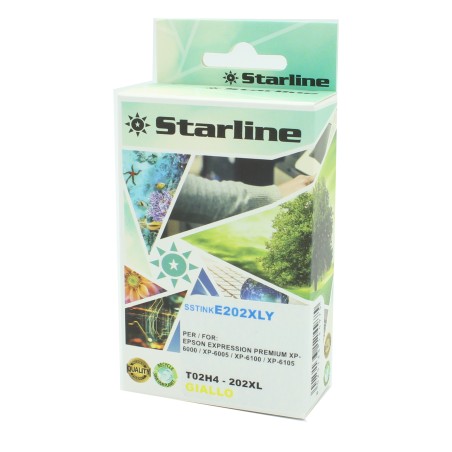 Starline Cartuccia Ink compatibile per Epson 202XL Giallo 13ml