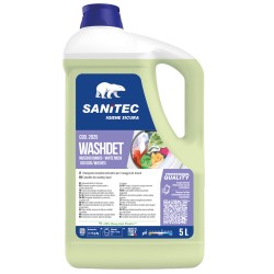 Detersivo liquido Lavatrice Washdet Muschio Bianco 5 L Sanitec