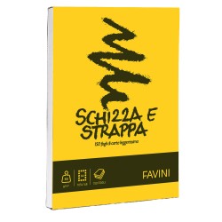 Blocco Schizza & Strappa A6 105 x 148mm 50gr 150 fogli Favini