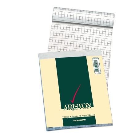 Blocco note Ariston 5 mm 150 x 210 mm 60 gr 70 fogli Blasetti