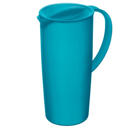 Caraffa con coperchio 16 x 10,5 x 22,5 cm PPL 1,2 L blu Rotho