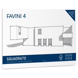 Album Favini 4 33x48cm 220gr 20 fogli liscio squadrato Favini