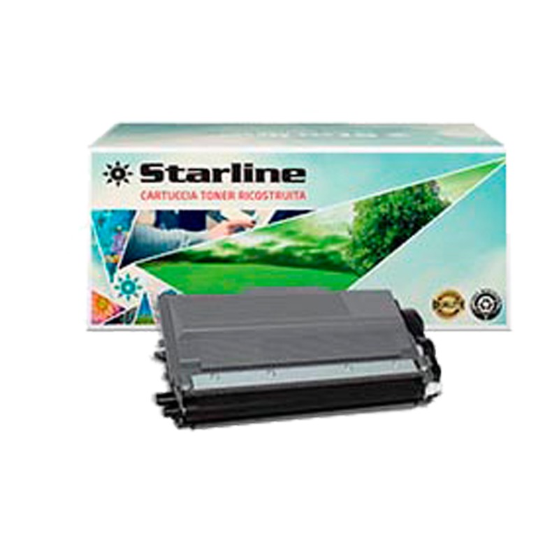 Starline Toner Ricostruito per Brother Nero TN3390 12.000 pag