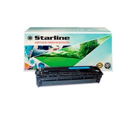 Starline Toner Ricostruito per HP 128A Ciano CE321A 1.300 pag