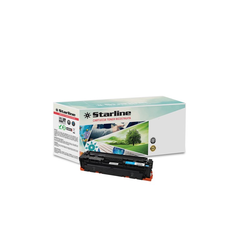 Starline Toner Ricostruito per HP 410A Ciano CF411A 2.300 pag