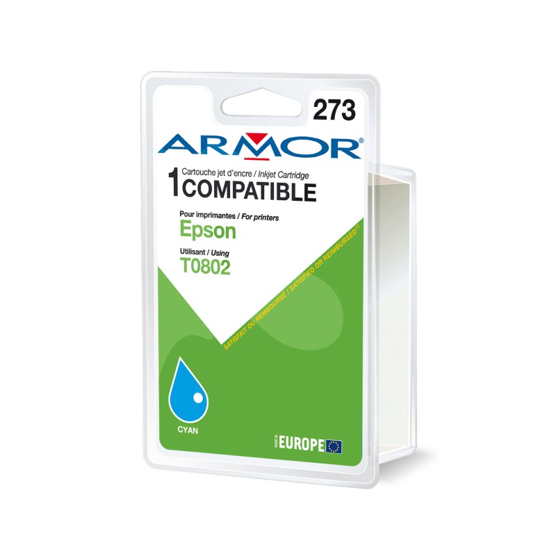 Armor Cartuccia ink Compatibile per Epson Ciano T080240 9