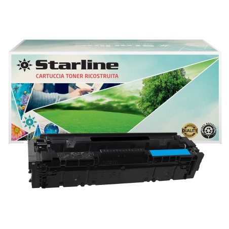 Starline Toner Ricostruito per HP 207X Ciano W2211X 2.450 pag