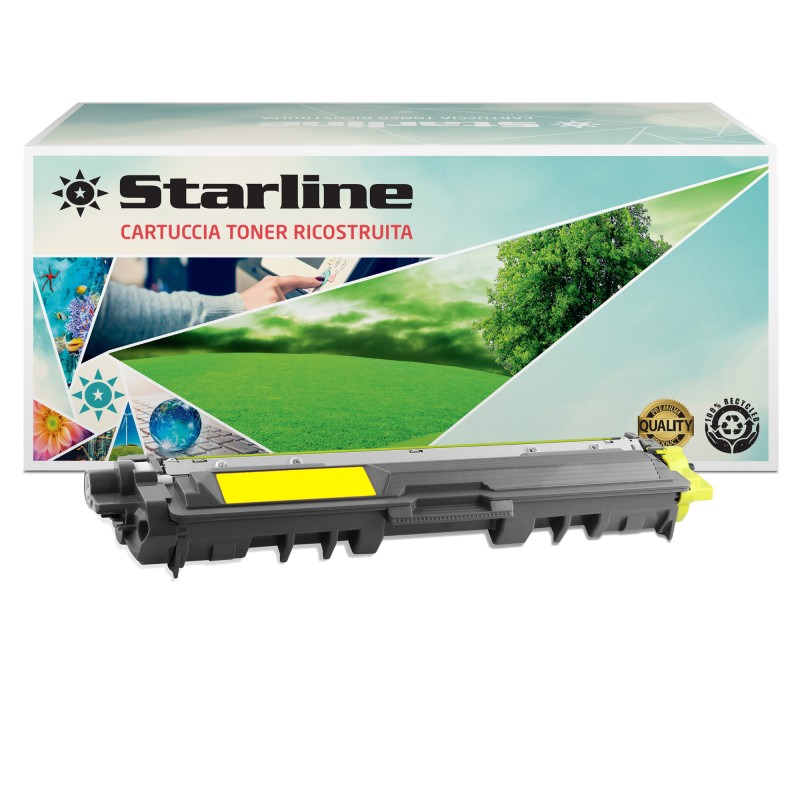 Starline Toner Ricostruito per Brother TN243 Giallo 1.000 pag