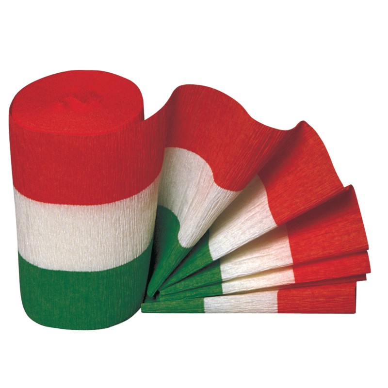 Carta crespa Tricolore 10 cm x10 mt Rex Sadoch conf. 3 rotoli