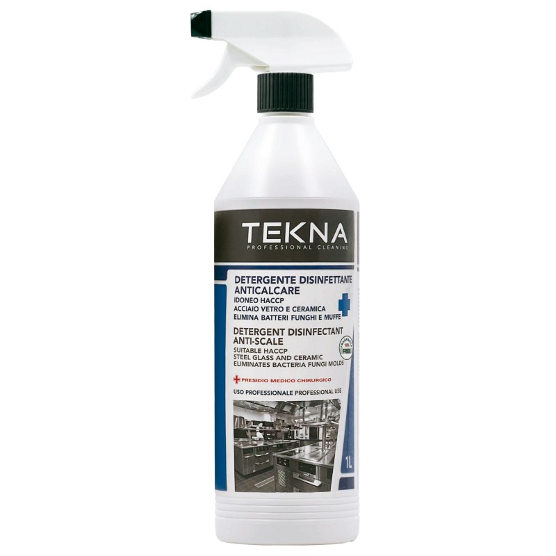 Detergente disinfettante anticalcare senza profumo 1 lt Tekna