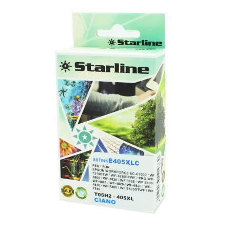 Starline Cartuccia Ink compatibile per Epson 405XL Ciano 18ml