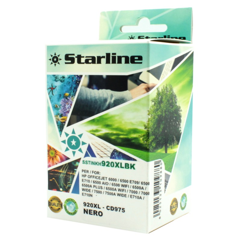 Starline Cartuccia ink Compatibile per HP n. 920 e 920XL Nero