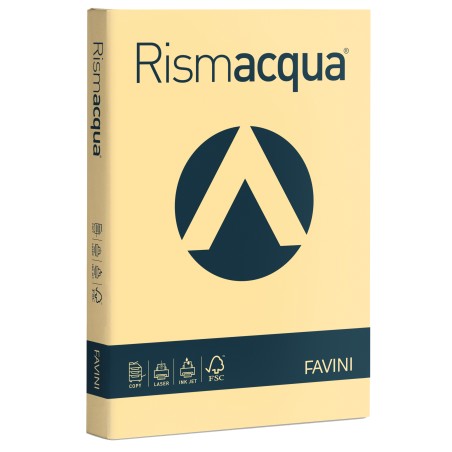 Carta Rismacqua A4 140 gr camoscio 02 Favini conf. 200 fogli