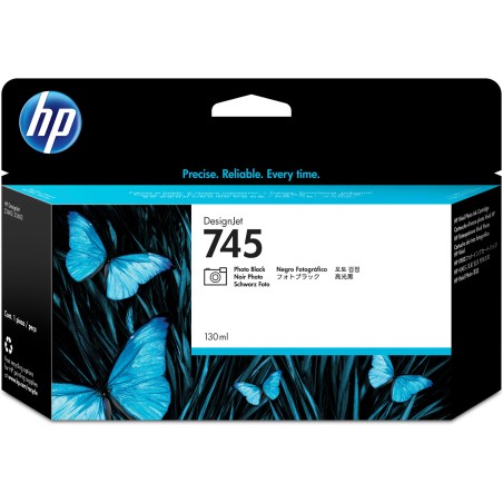 Hp Cartuccia ink originale 745 Nero fotografico F9J98A 130ml