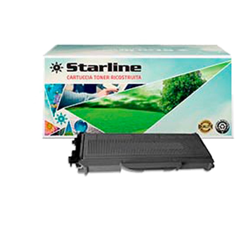 Starline Toner Ricostruito per Brother Nero TN2120 2.600 pag