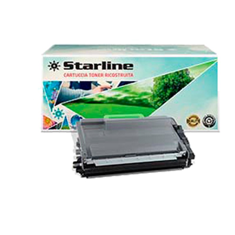 Starline Toner Ricostruito per Brother Nero TN3480 8.000 pag