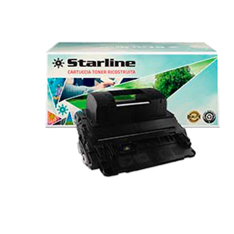 Starline Toner Ricostruito per HP 90A Nero CE390A 10.000 pag