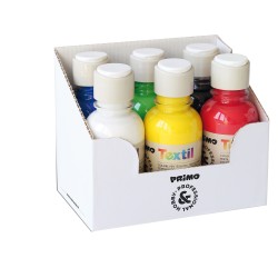 Colori per tessuti 125 ml colori assortiti Primo box 6 pezzi