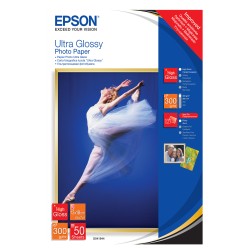 Epson Ultra Glossy Photo Paper 13 x 18cm 50 Fogli C13S041944