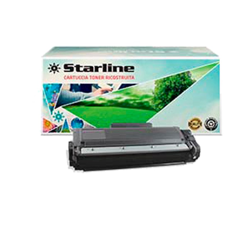 Starline Toner Ricostruito per Brother Nero TN2410 1.200 pag