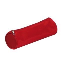 Astuccio Tombolino Basic con cerniera 22x8Ø8cm rosso Durable