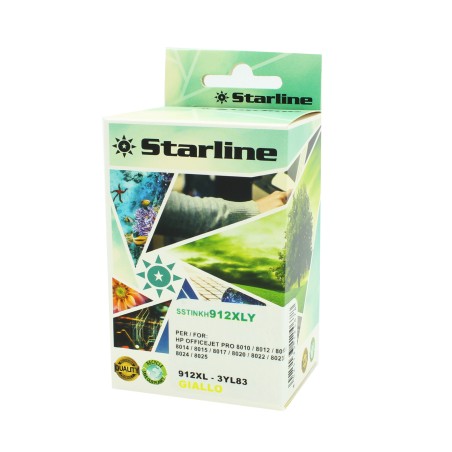 Starline Cartuccia Ink Compatibile per HP 912 XL Giallo 58ml