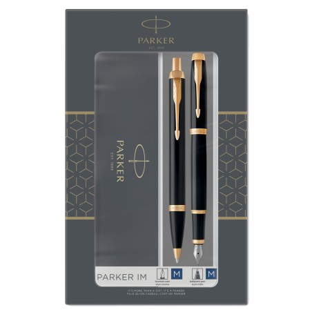 Gift Set Sfera M + Stilografica M IM Black Edition GT Parker