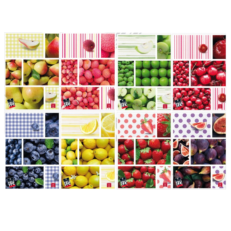 Maxiquaderno Fruit A4 1 rigo c/margine 42 fogli 80 gr Pigna