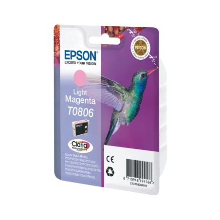 Epson Cartuccia ink Magenta chiaro T0806 C13T08064011 7