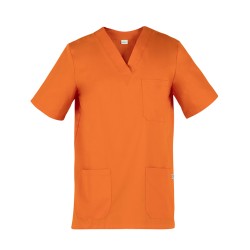 Casacca Jason unisex manica corta taglia M arancio Giblor's