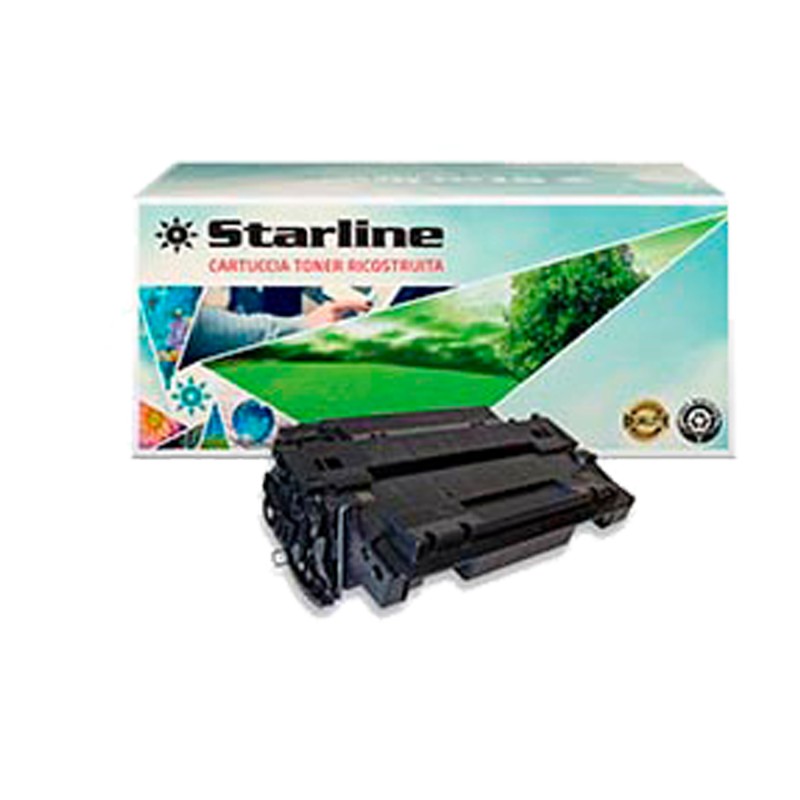 Starline Toner Ricostruito per HP 55A Nero CE255A 6.000 pag