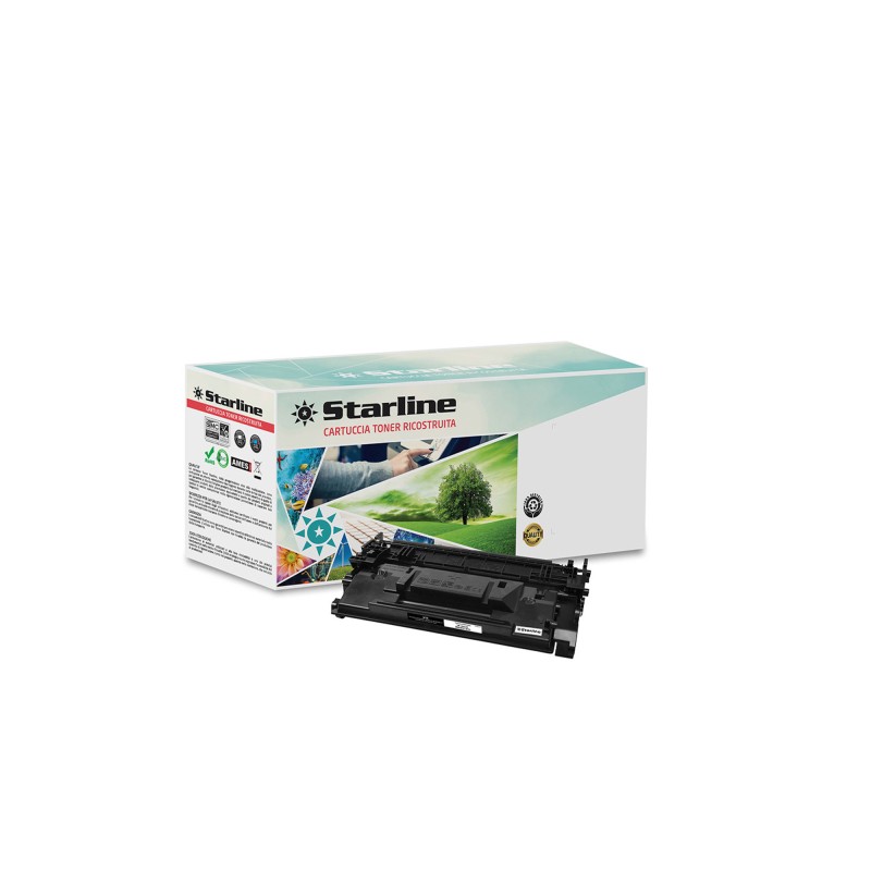 Starline Toner Ricostruito per HP 87A Nero CF287A 9.000 pag