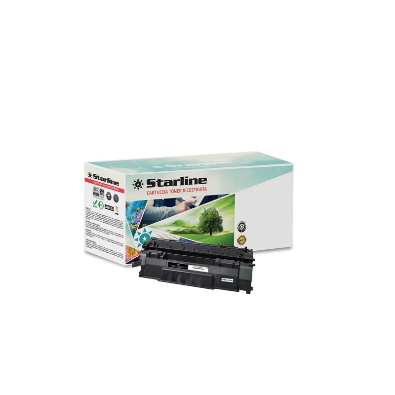 Starline Toner Ricostruito per HP 53A Nero Q7553A 3.000 pag