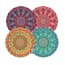 Piatto Mandala diametro 20 cm carta Big Party conf. 8 pezzi